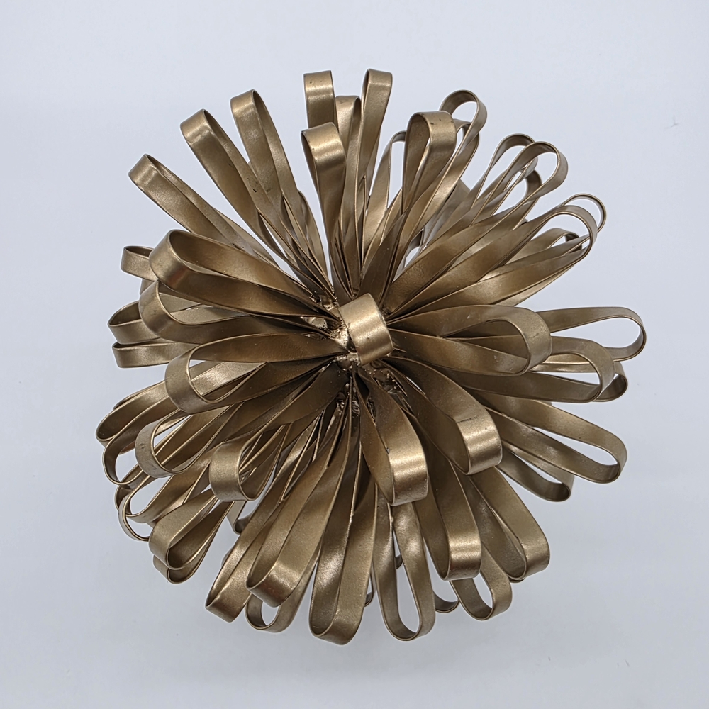 Interlude Home Gold Ribbon Loop Decorative Accent